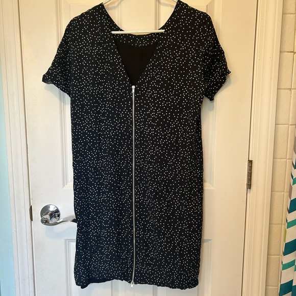 Madewell back zip polka dot dress - Picture 5 of 11